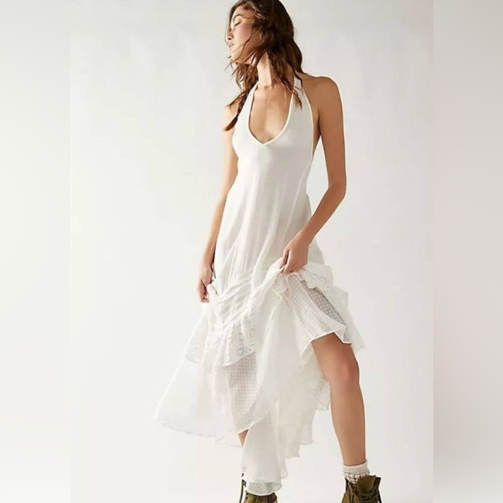 Free People White Slice of Heaven Dress